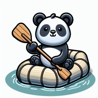 Pandas paddles logo
